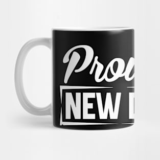 Proud New DAD, Baby Announcement, New DAD Gift Mug